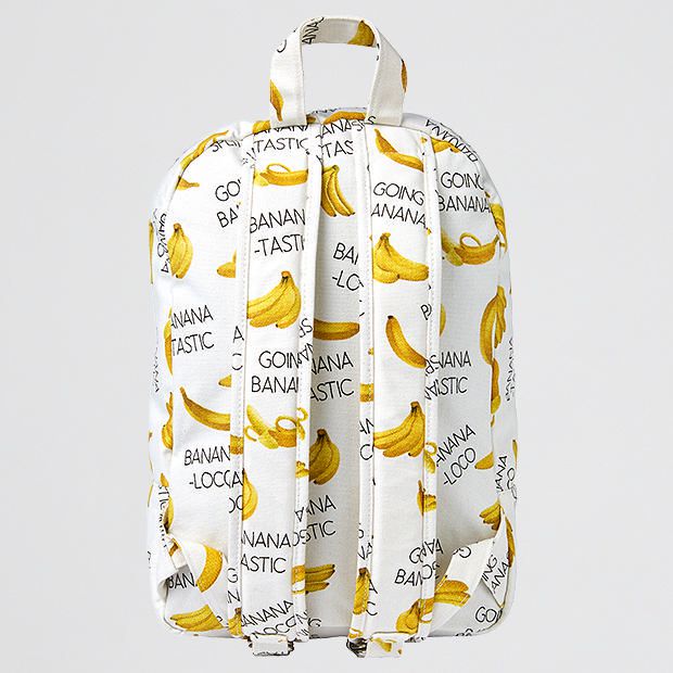 Banana Print Canvas Backpack Target Australia