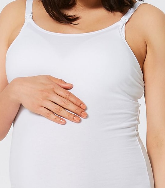 Maternity Cami - White