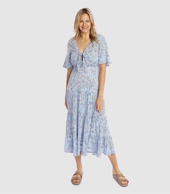 Piping Hot Midi Dress