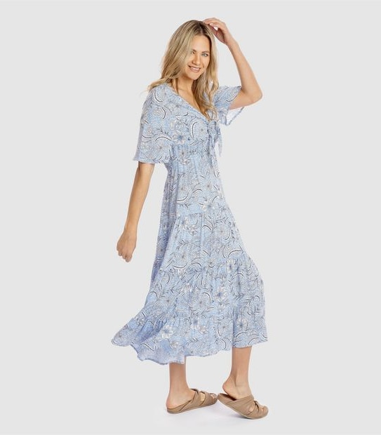 Piping Hot Midi Dress