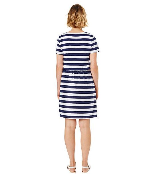 Tie Waist Jersey Dress