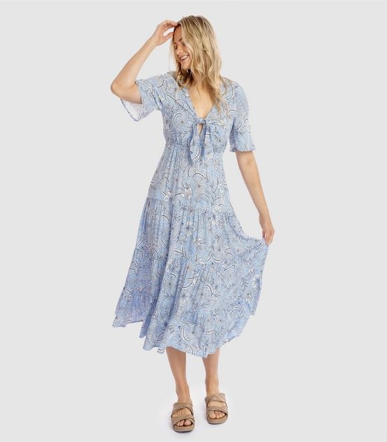Piping Hot Midi Dress