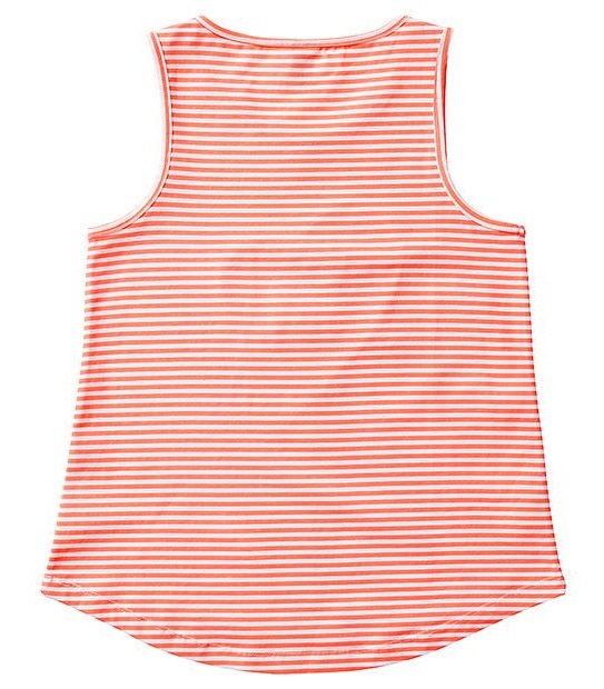 Fluoro Stripe 'Love' Tank Top 2 of 3