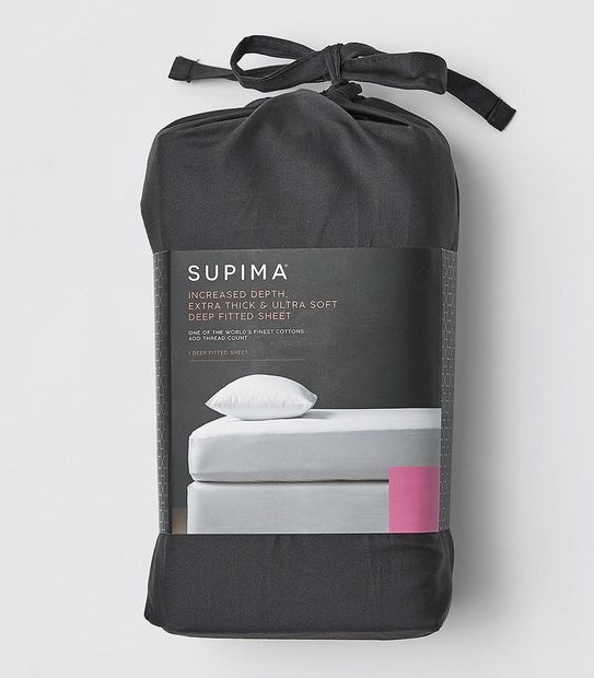 Supima 400 Thread Count Deep Fitted Sheet