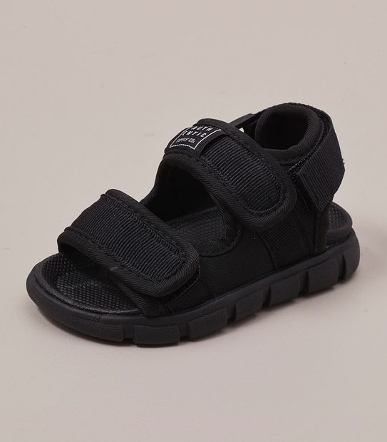 B FW CHARCOAL TECH SANDAL SIZE 3-7 1 of 3