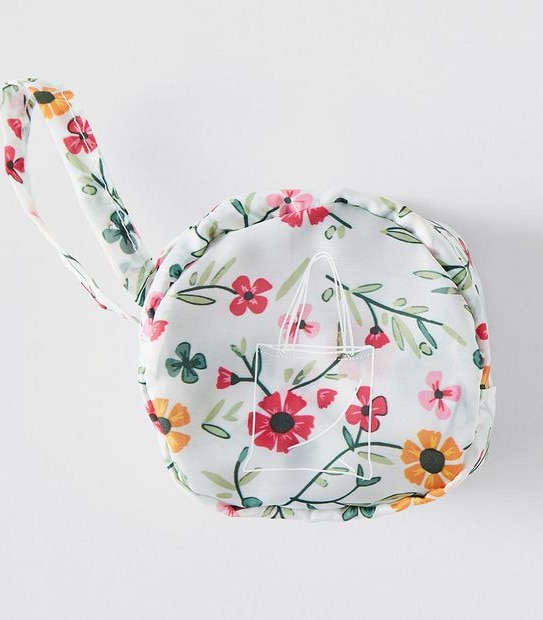 Round Fold Up Shopper Tote Bag