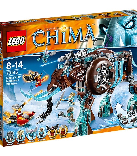 LEGO&reg; Legends Of Chima&trade; Maula’s Ice Mammoth Stomper 70145
