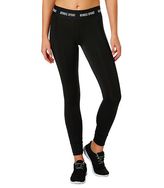 Bonds Full Length Leggings - Black