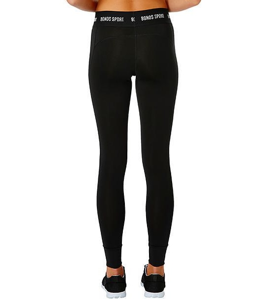 Bonds Women's Roll Down Legging - Black