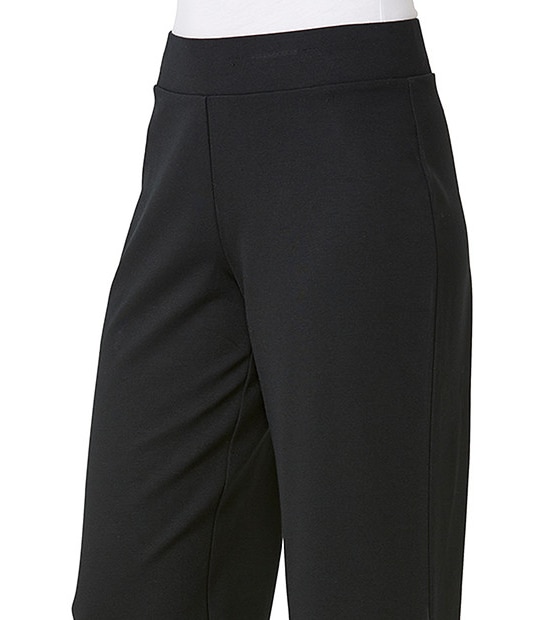 Ponte Wide Leg Pants - Short Length