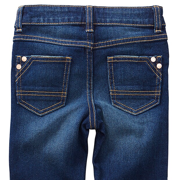 Jeans Skinny Pour Fille The Children's Place – Taille 8P, Délavé Foncé (dark Wash), Occasion Très Bon état