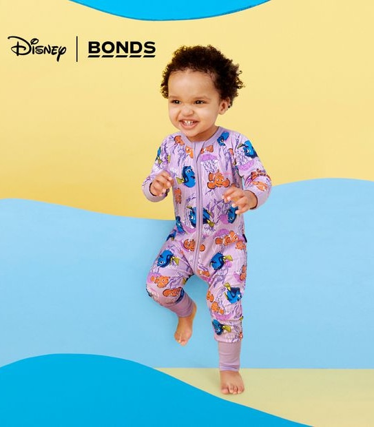 BONDS X DISNEY NEEMO WONDERSUIT COVERALL BWR8T G2Z