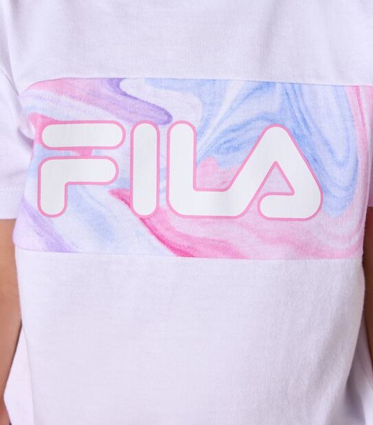 Fila Sadie Marble Spliced T-shirt