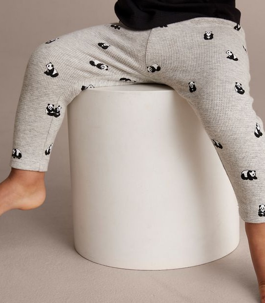 Organic Cotton Panda Leggings