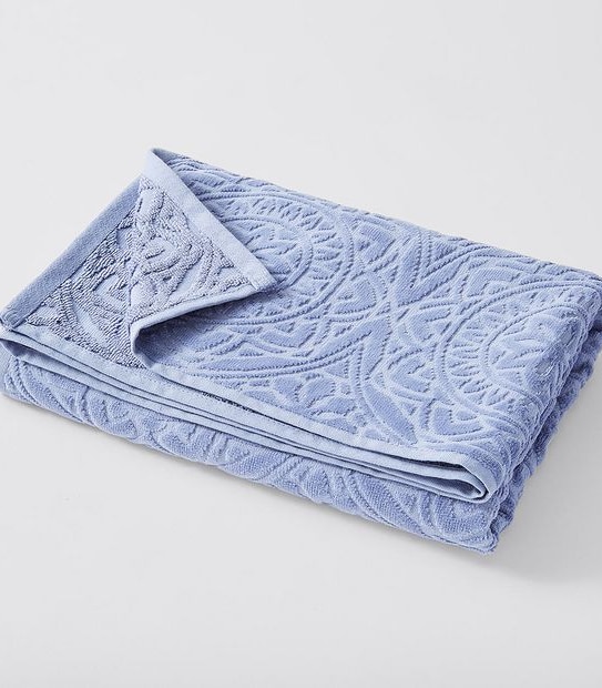 Evie Textured Velour Bath Towel Target Australia