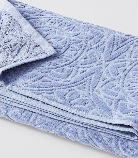 Evie Textured Velour Bath Towel Target Australia