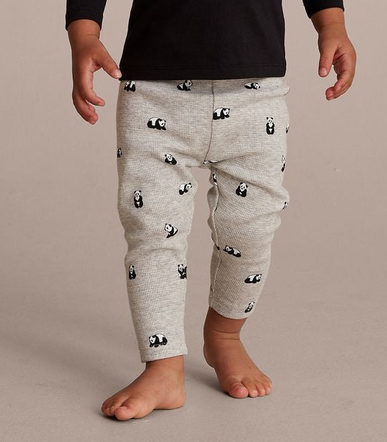 Organic Cotton Panda Leggings