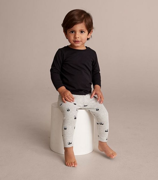 Organic Cotton Panda Leggings