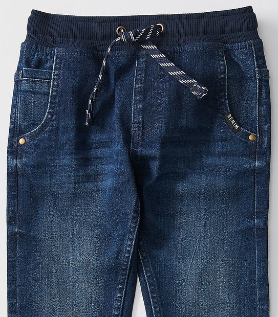 Ribbed Waist Jean