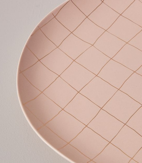 JOY DINNER PLATE BLUSH