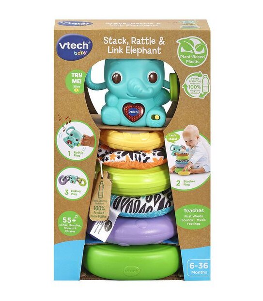 VTech Stack, Rattle & Link Elephant