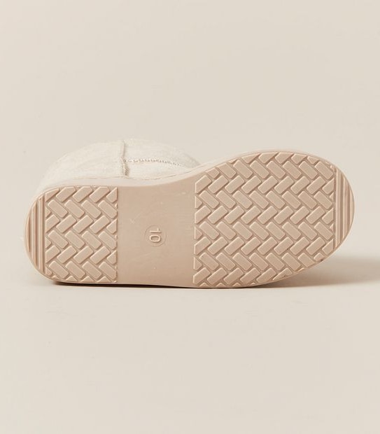 Kids Gold Slipper Boots
