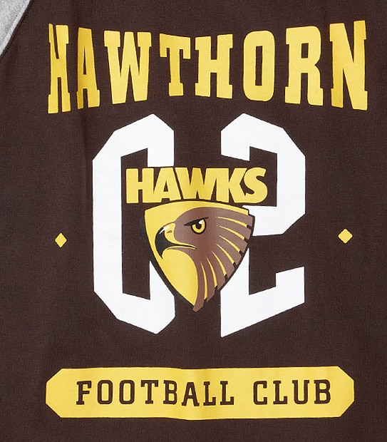 AFL Youth Long Sleeve Top - Hawthorn