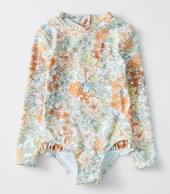 Foral One Piece Swimsuit