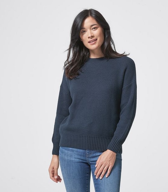 Honeycomb Crew Neck Jumper