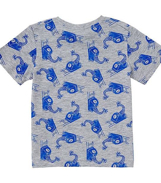 Boys' Short Sleeve Giraffe Print Pocket T-Shirt