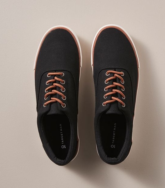 Mens Lennon Smart Canvas Lace-Up Sneakers