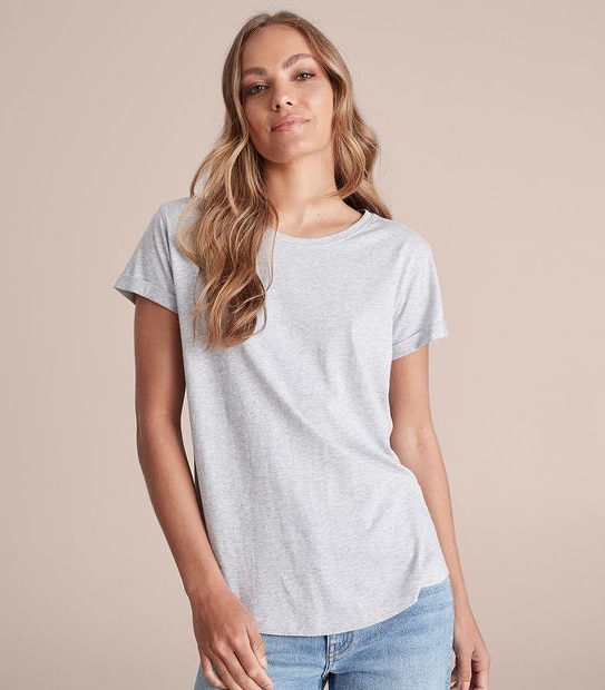 Cotton/Modal Relaxed T-Shirt