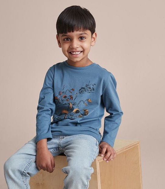 Organic Cotton Print Top 3 of 6