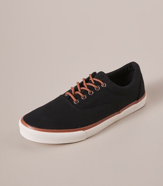 Mens Lennon Smart Canvas Lace-Up Sneakers