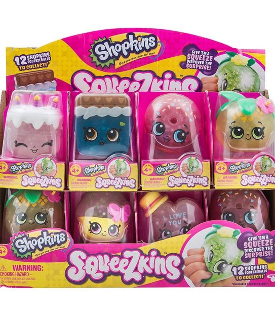 Shopkins Squeezkins Season 1 Single Pack Assorted