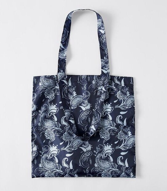 Round Fold Up Shopper Tote Bag