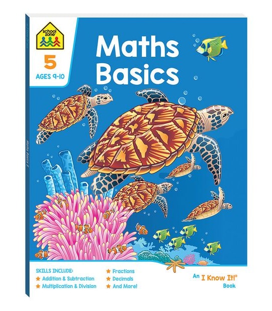 School Zone Maths Basics 5 An I Know It Book (2019 Ed)