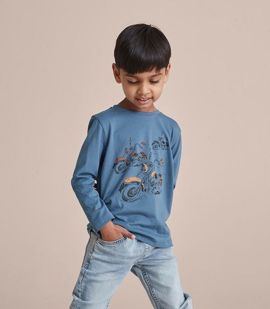 Organic Cotton Print Top