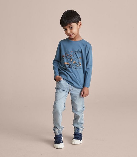 Organic Cotton Print Top