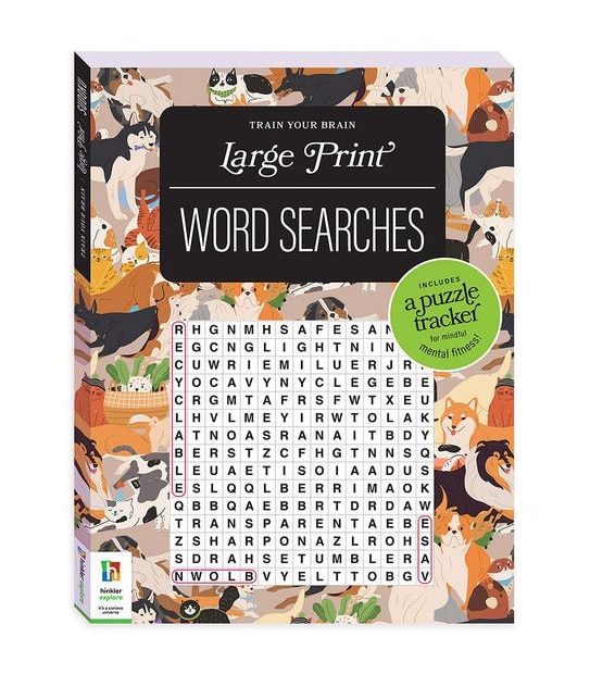 Large Print Word Searches
