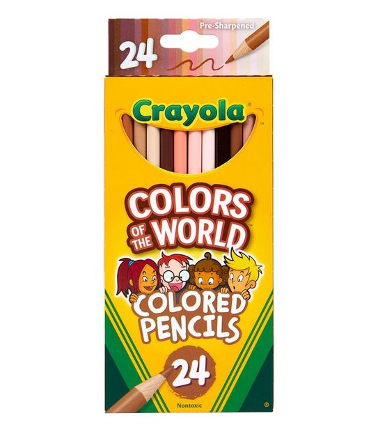Crayola 24 Pack Colours of the World Pencils