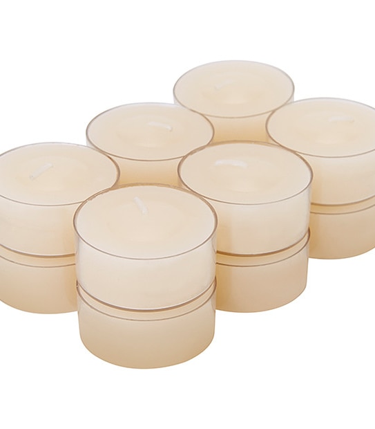 Tealight Candles Pack of 12 - Natural Linen Scented
