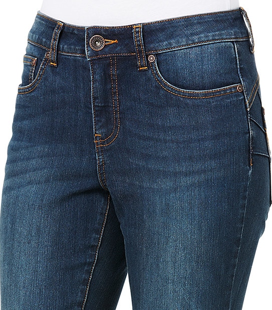 Shape Your Body Bootleg Jeans - Mid Indigo