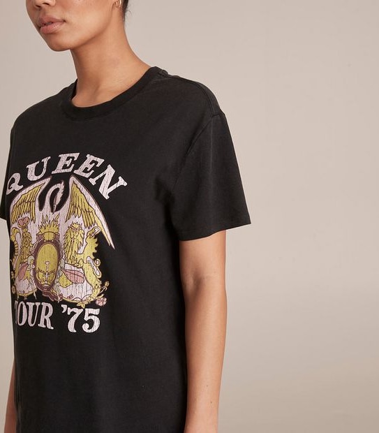 Queen Crew Neck Boxy T-Shirt