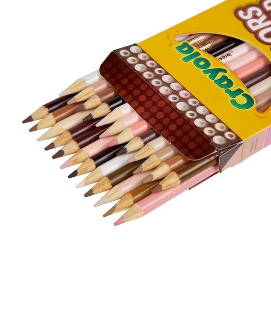 Crayola 24 Pack Colours of the World Pencils
