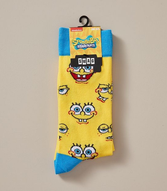 Swag Licensed Crew Socks - SpongeBob SquarePants&trade;