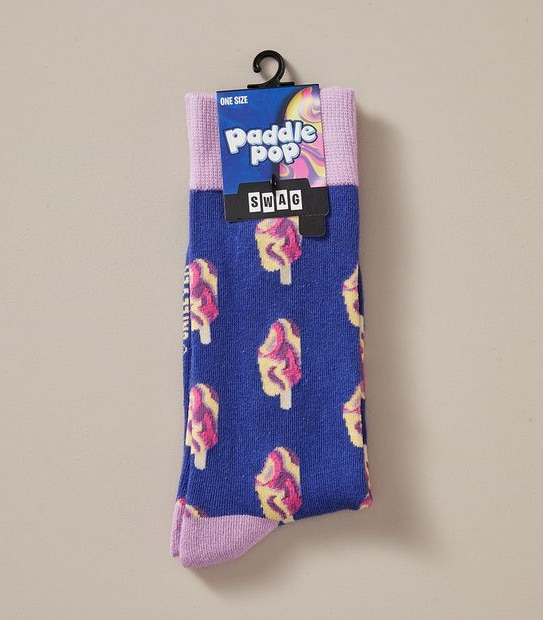 Swag Licensed Crew Socks - Paddle Pop&trade;