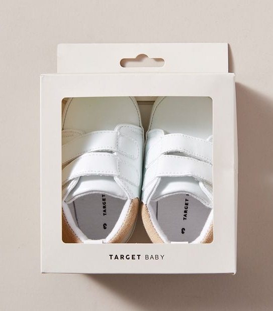 Baby Double Strap PU Sneakers