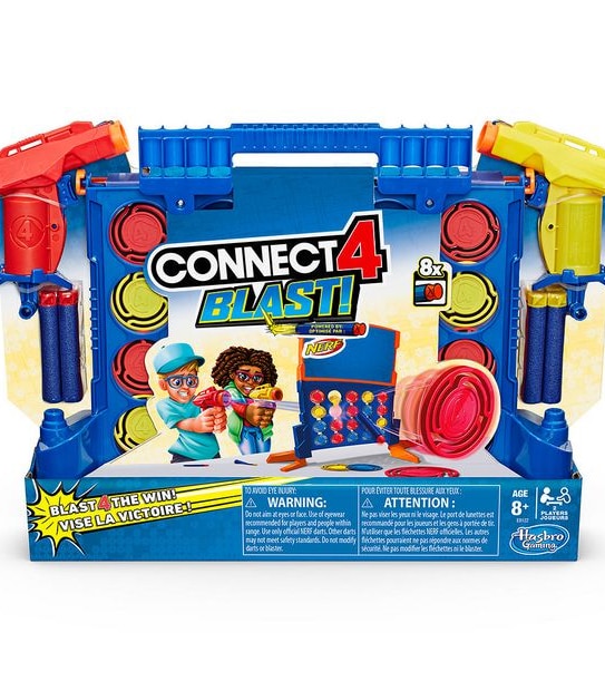 Connect 4 Blast! Game - Powered by NERF