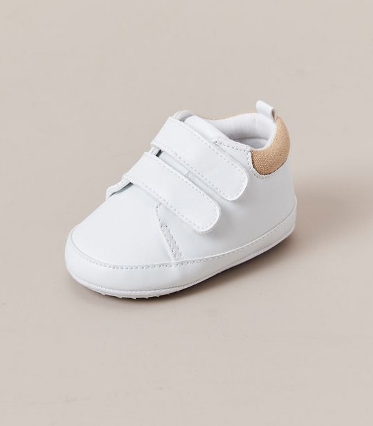 Baby Double Strap PU Sneakers